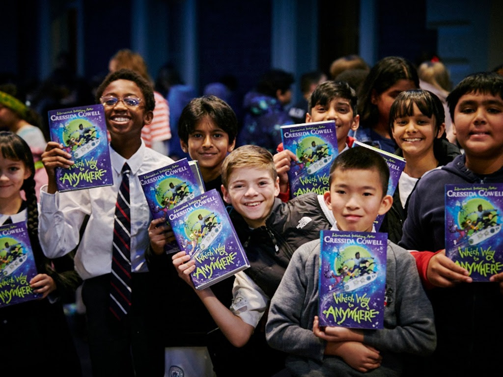 World Book Day celebrations with Cressida Cowell