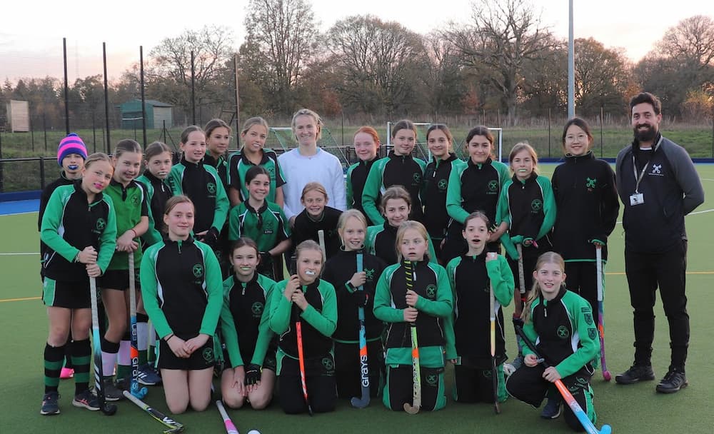 Olympic Hockey Star Ellie Rayer Inspires Pupils at Highfield and Brookham