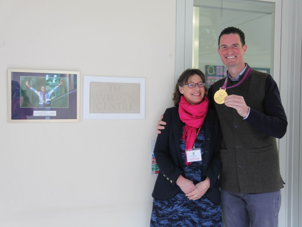 School Welcomes back Olympic Gold Medallist
